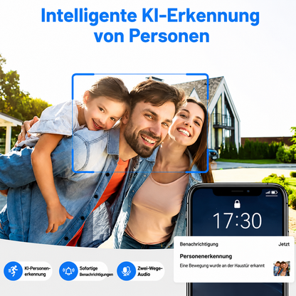 DoorVision | WLAN-Türklingel mit Nachtsicht und Gegensprechfunktion