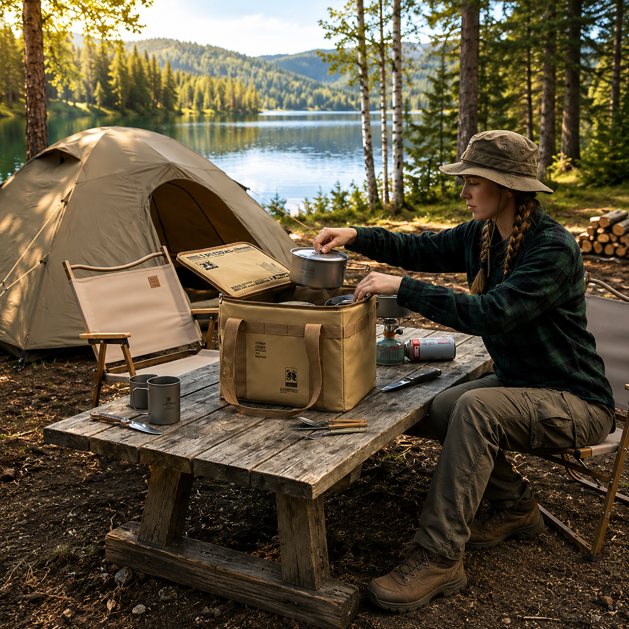 CampVault | Aufbewahrungstasche Alles griffbereit beim Camping