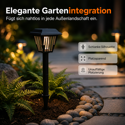 EcoZap | Solar-Mückenlampe im modernen Design mit Stand- & Spießfunktion