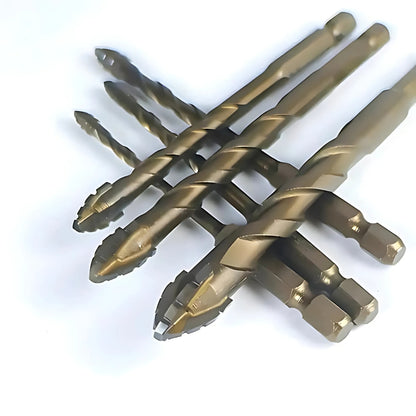 DrillPro | Hochwertiges titanbeschichtetes Bohr- und Gewindeschneidset – Set mit 5 Teilen