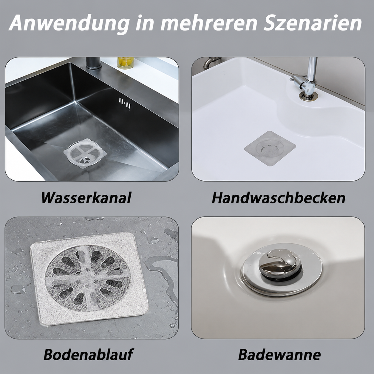 BlockGuard | Einweg-Abflussschutz für sauberen und ungehinderten Abfluss