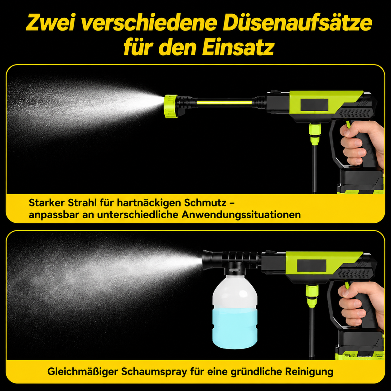 HydroJet Flex | Kraftvolle Reinigung ohne Kabel