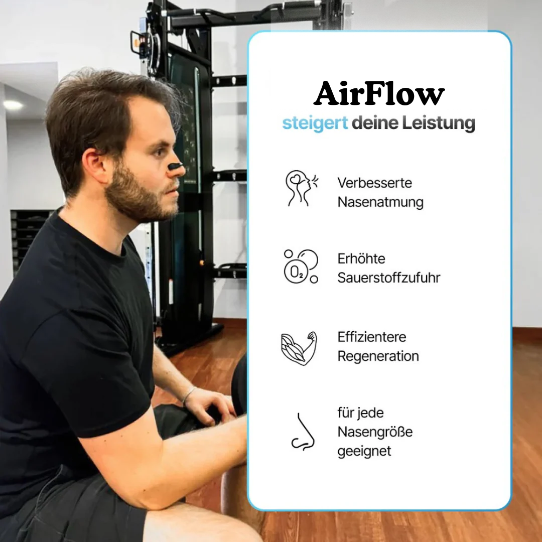 AirFlow | Sofort freier atmen und entspannter fühlenn