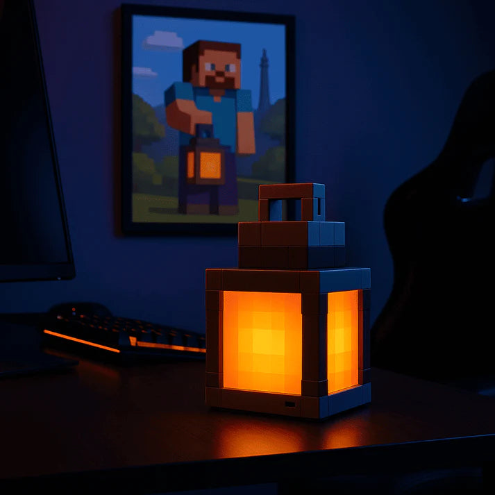 Minecraft Lampe | Charmante Laterne für Gemütliche Abende