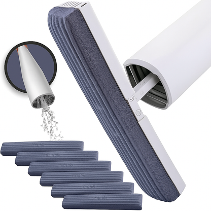 TwistClean | Selbstwringender Mopp mit ultra-absorbierendem Schwamm