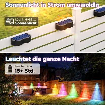 LumiGuard | Solar LED Treppenbeleuchtung mit Bewegungsmelder (2er-Pack)