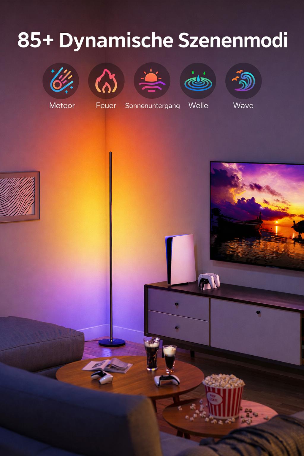 LumaCorner | RGB LED Stehlampe