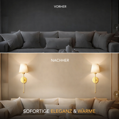 Kabellose LED-Wandleuchte Warmweiß & dimmbar