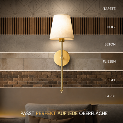 Kabellose LED-Wandleuchte Warmweiß & dimmbar