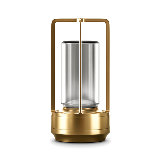 Moderne Kristall-Tischlampe mit Warmlicht