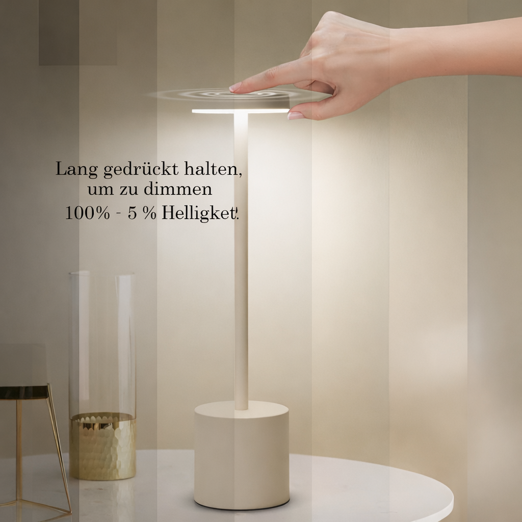 AuraGlow | Kabellose LED-Tischlampe