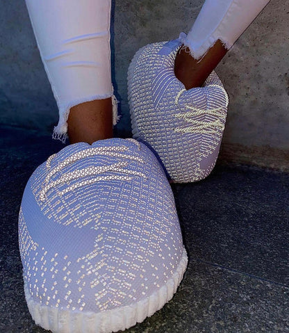CosySneak | Warme Unisex Sneaker Hausschuhe mit Plüschfutter