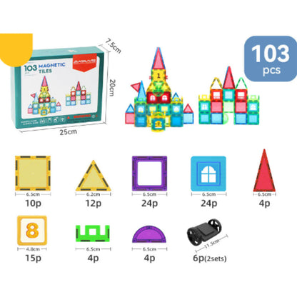 MagnaCreaties | Kreative Magnetische Bauplatten für Kinder