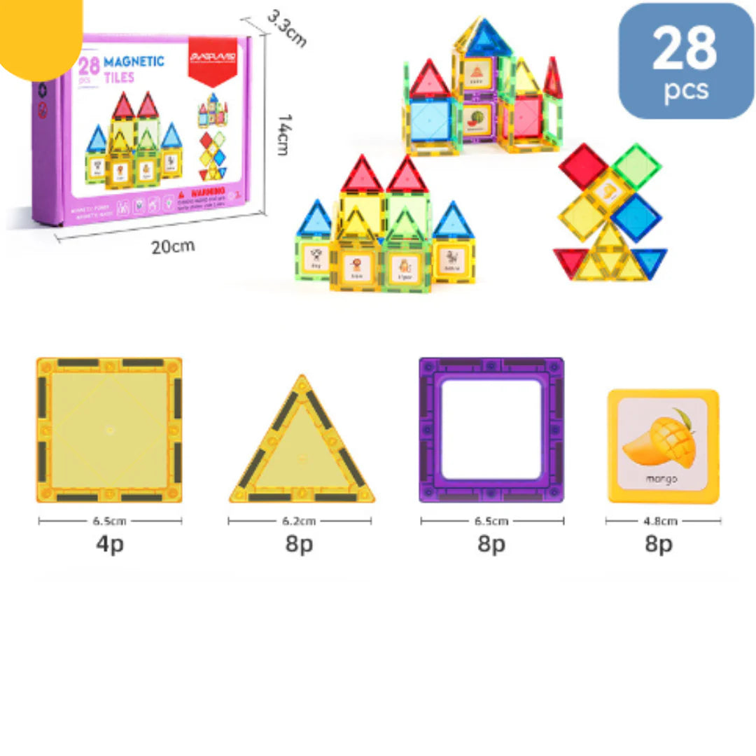 MagnaCreaties | Kreative Magnetische Bauplatten für Kinder