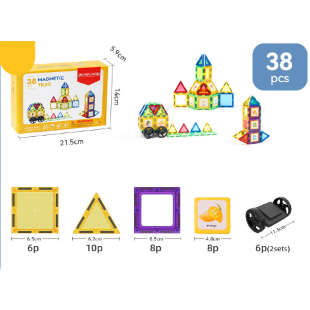 MagnaCreaties | Kreative Magnetische Bauplatten für Kinder