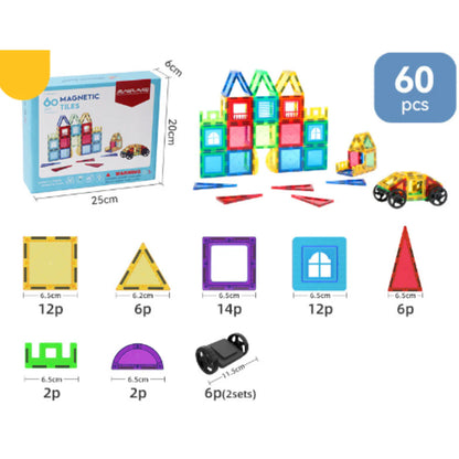MagnaCreaties | Kreative Magnetische Bauplatten für Kinder