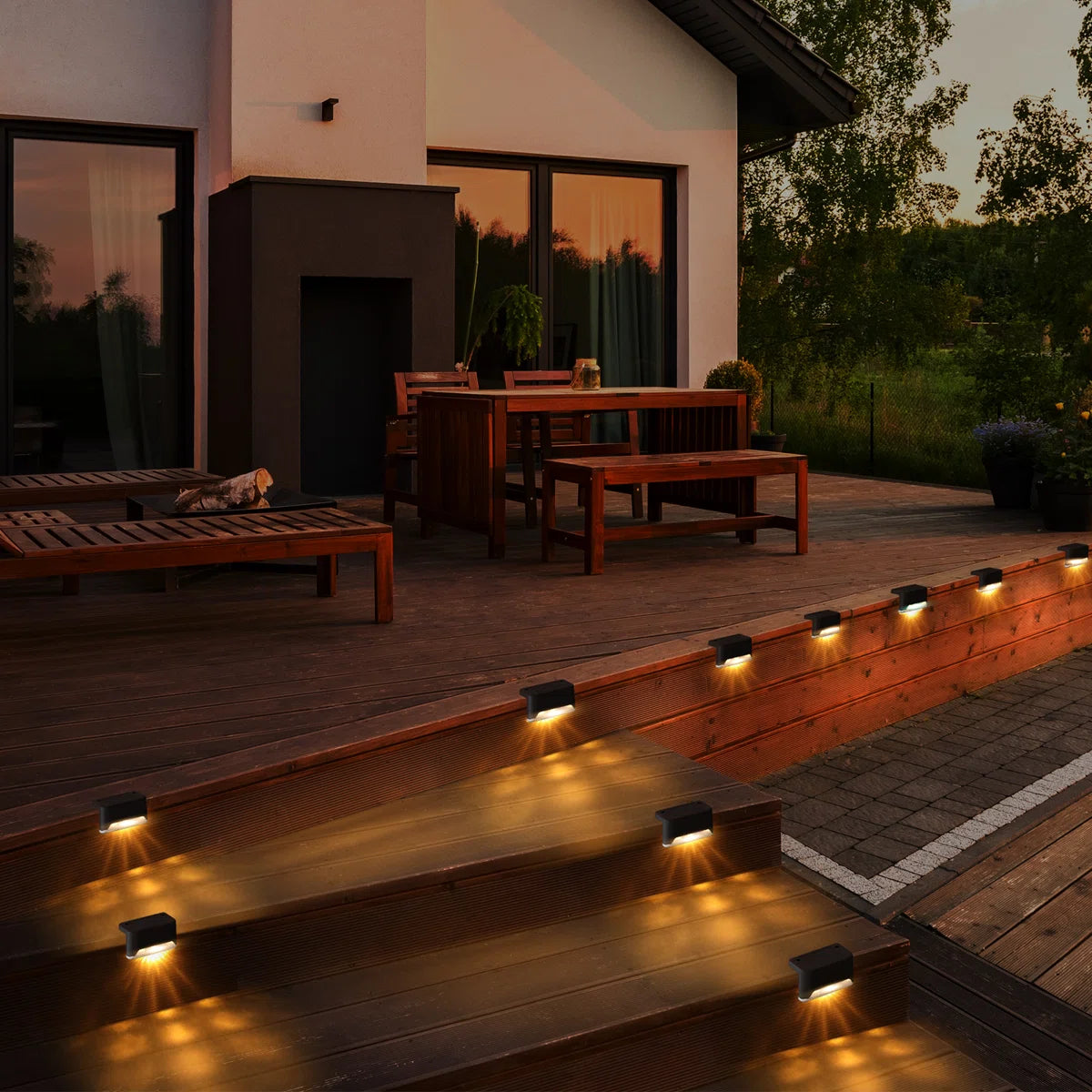 Kabellose Solar | Wandleuchte für Haus und Garten
