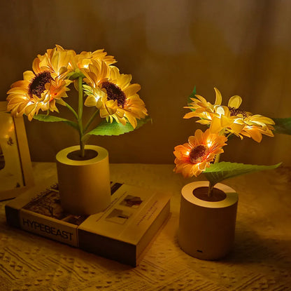 SunGlow | Warme Sonnenblumenlampe für Gemütliche Entspannung
