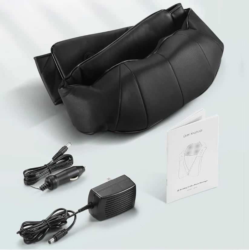 DeepRelax | Elektrischer Massage-Schal mit Wärme für Nacken, Schultern und Rücken
