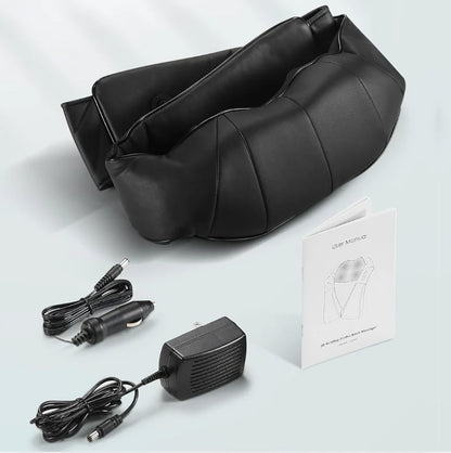 DeepRelax | Elektrischer Massage-Schal mit Wärme für Nacken, Schultern und Rücken
