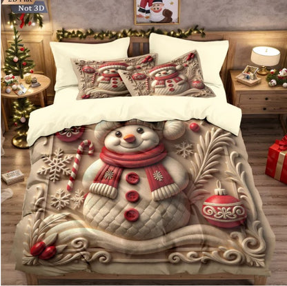 FestiveGlow | Weihnachts Bettwäsche Set für ein Magisches Schlafzimmer