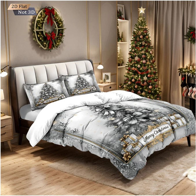FestiveGlow | Weihnachts Bettwäsche Set für ein Magisches Schlafzimmer