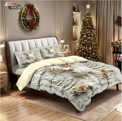 FestiveGlow | Weihnachts Bettwäsche Set für ein Magisches Schlafzimmer