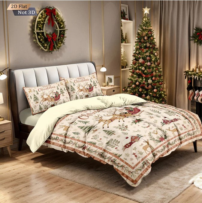 FestiveGlow | Weihnachts Bettwäsche Set für ein Magisches Schlafzimmer