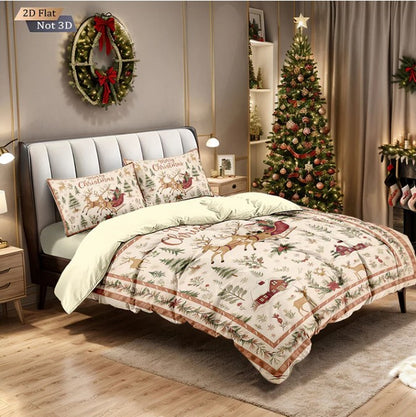FestiveGlow | Weihnachts Bettwäsche Set für ein Magisches Schlafzimmer