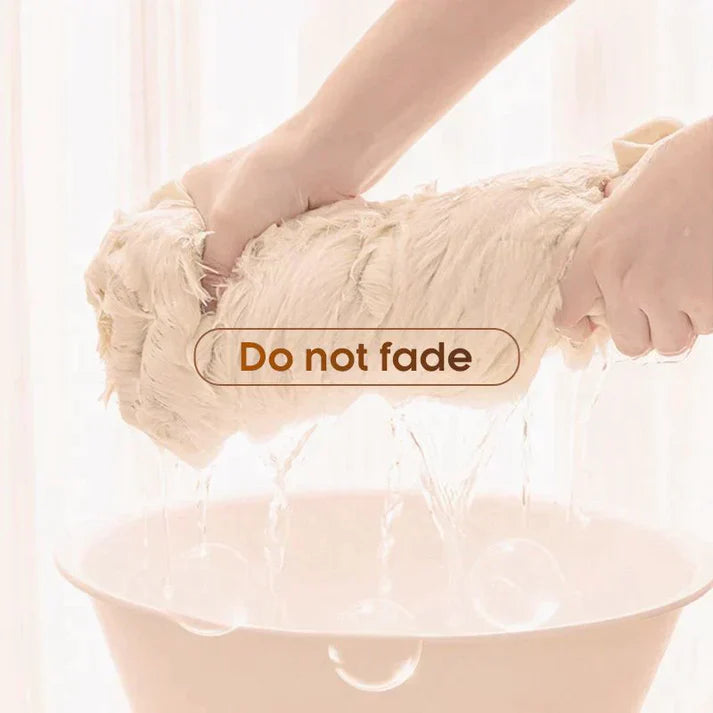 FluffHaven | Weicher Sofaschoner aus verdicktem Kaninchenplüsch