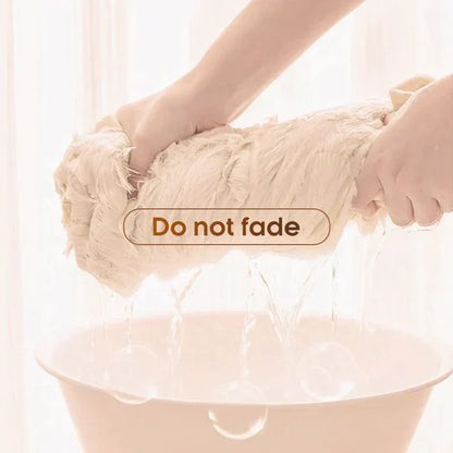 FluffHaven | Weicher Sofaschoner aus verdicktem Kaninchenplüsch