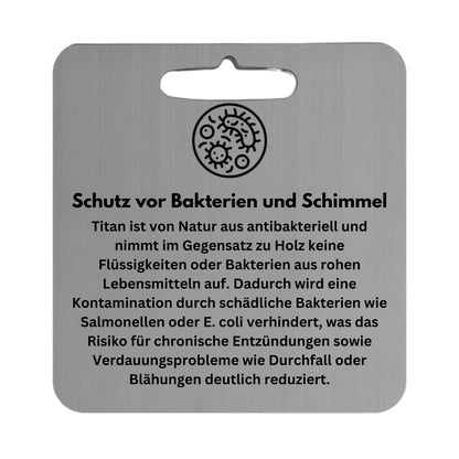 TitanBoards | 100% Reines Titan Schneidebrett
