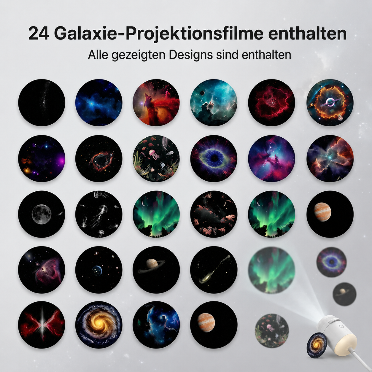 Aurorae | Galaxy Deckenprojektor – Sternenhimmel in dein Zimmer