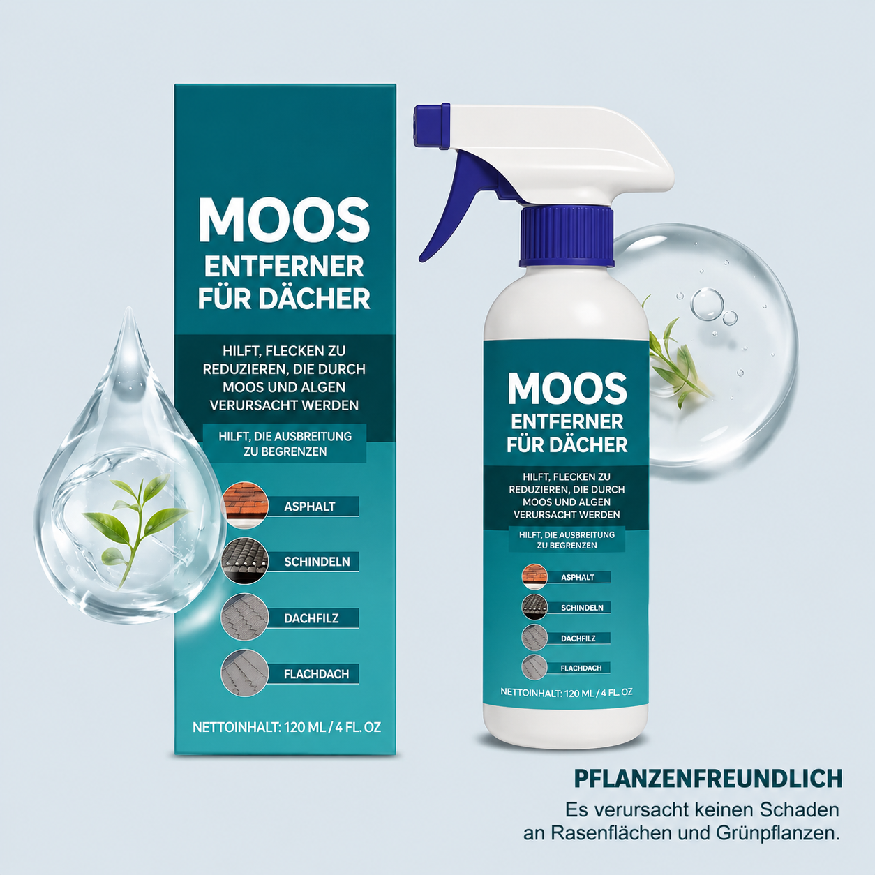 MossRemover  | Für ein sauberes Dach ohne Mühe