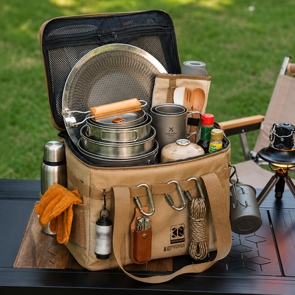 CampVault | Aufbewahrungstasche Alles griffbereit beim Camping