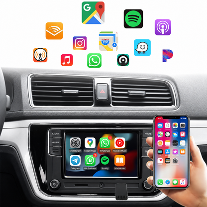 EasyPlay | Wireless Apple CarPlay & Android Auto | USB-A & USB-C