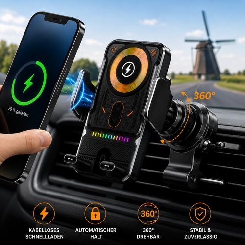 DriveCharge | Sicheres Fahren &amp; kabelloses Laden