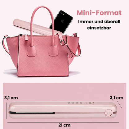 CurlNGo | 2-in-1 Lockenstab und Glätteisen für glänzendes Haar