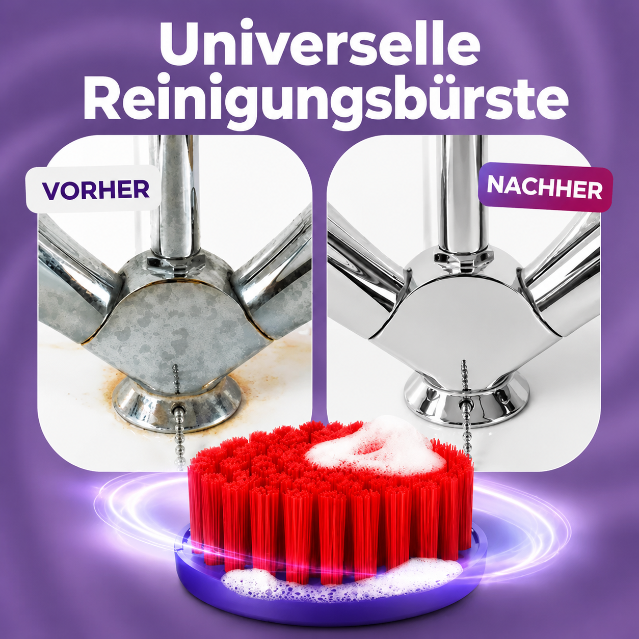 PowerScrub Pro | Mühelos reinigen ohne körperliche Belastung