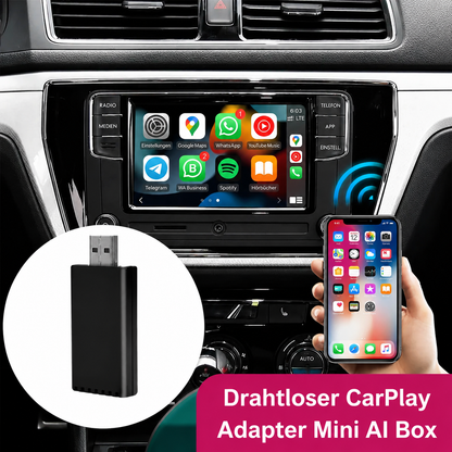 EasyPlay | Wireless Apple CarPlay & Android Auto | USB-A & USB-C