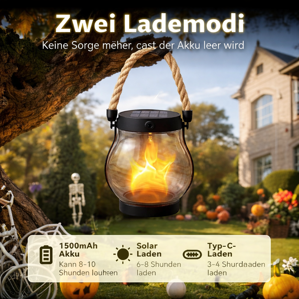 MysticFlame | LED Laterne mit Ewiger Flamme