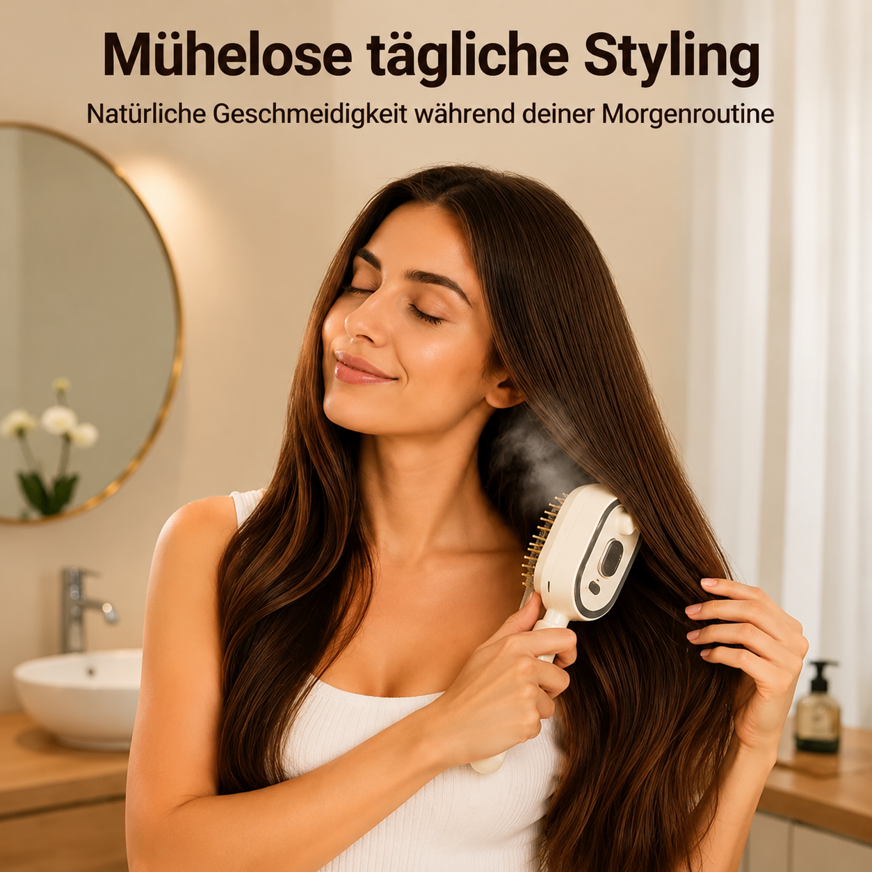 SteamBrush | Frizzfreie Haare mühelos stylen