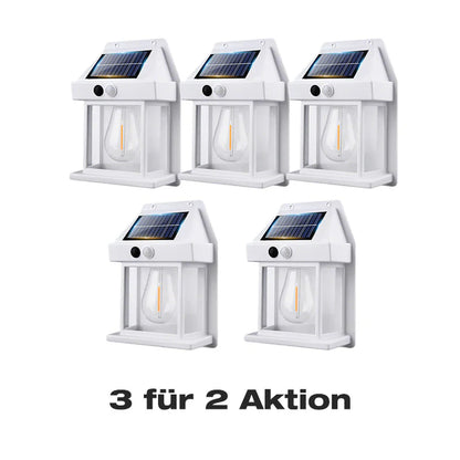 NightSense Pro | Solarbetriebene Wandleuchte mit Präzisionssensor