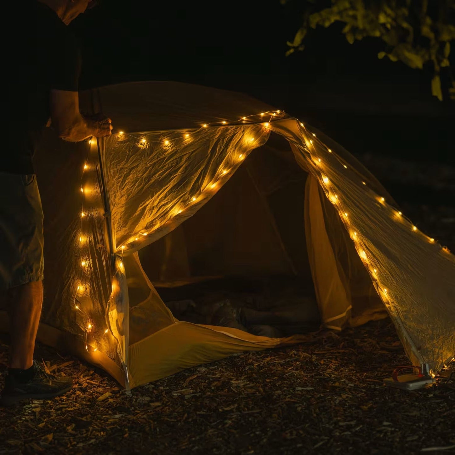 String Lights | Wiederaufladbare LED Camping- & Außenbeleuchtung