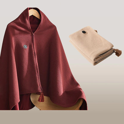 HeatWrap | Tragbarer USB-Heizschal und Decke