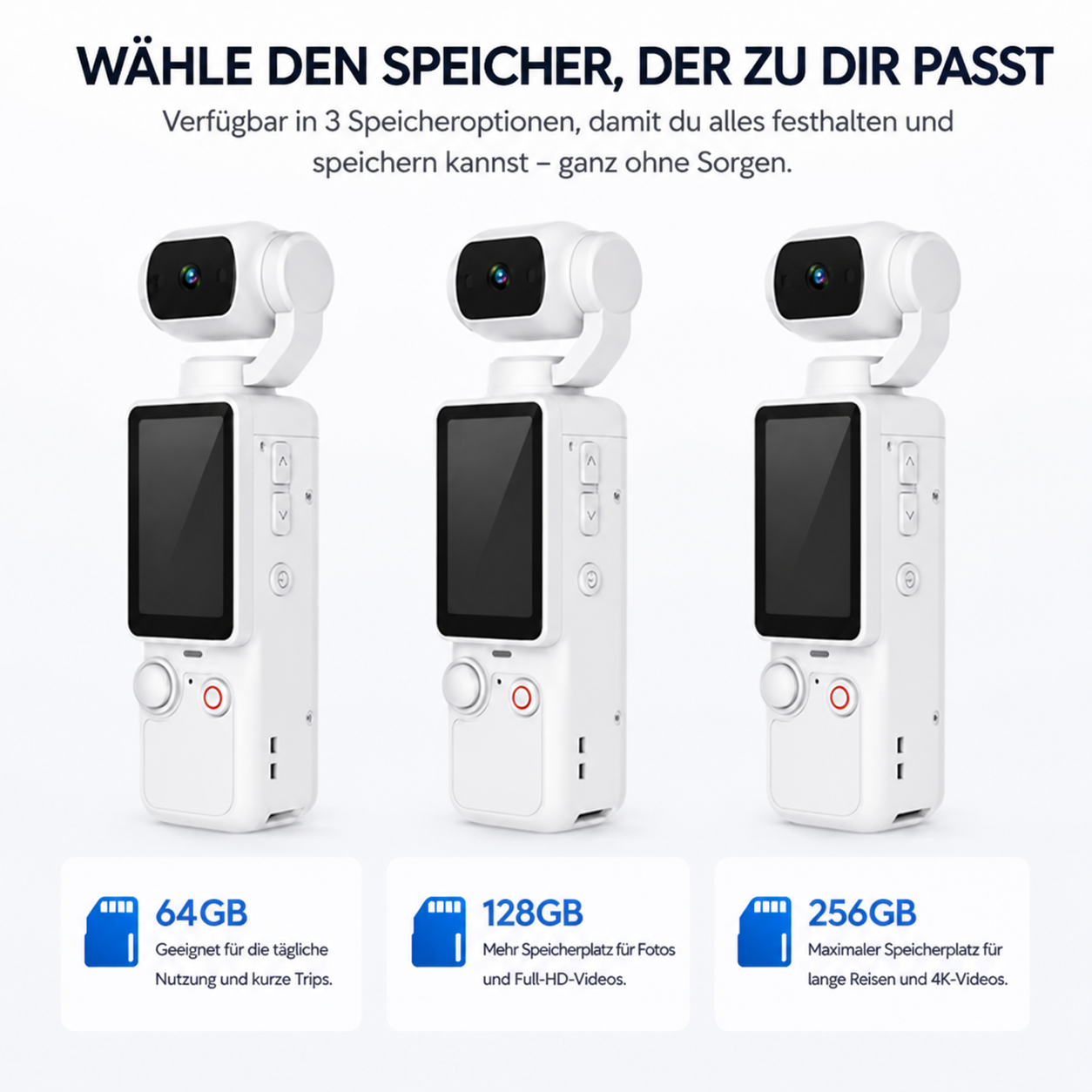 GlideCam | Smart 4K Pocket Gimbal Kamera