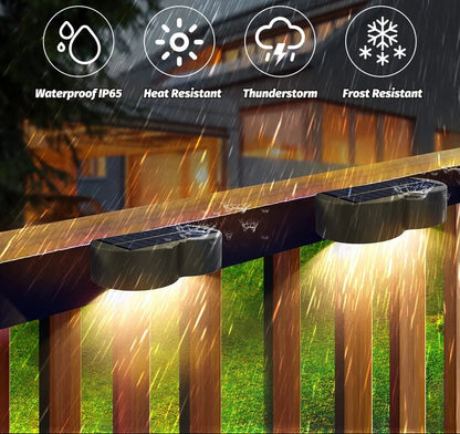 LumiGuard | Solar LED Treppenbeleuchtung mit Bewegungsmelder (2er-Pack)