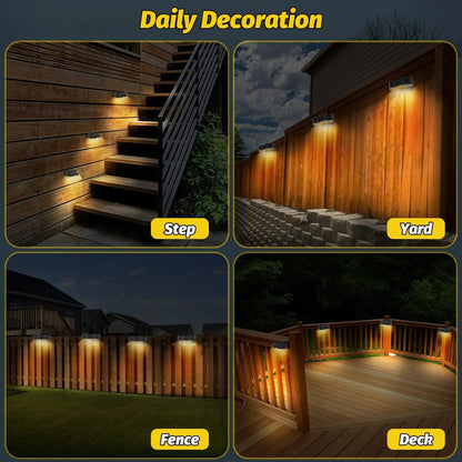 LumiGuard | Solar LED Treppenbeleuchtung mit Bewegungsmelder (2er-Pack)