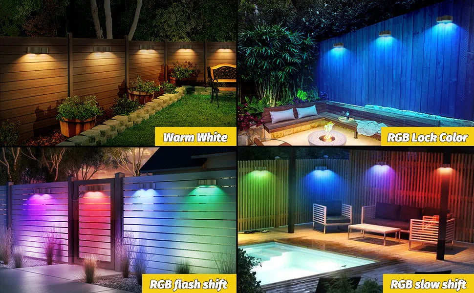 LumiGuard | Solar LED Treppenbeleuchtung mit Bewegungsmelder (2er-Pack)