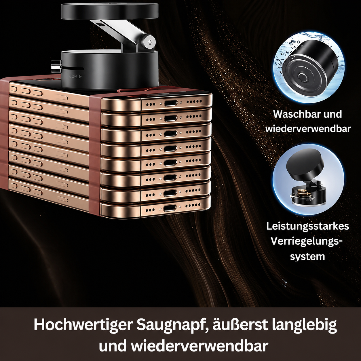 MagnoMount | Superstarker magnetischer Vakuum-Handyhalter!